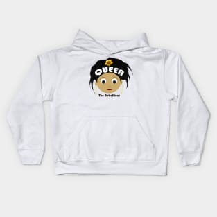 The Rebellious Queen with Beautiful Afro Hair Kids Hoodie